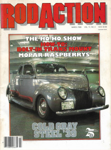 ROD ACTION 1988 MAR - '39 FORD COUPE, '34 3-WINDOW COUPE, '36 FORD PU, '36 PLYM
